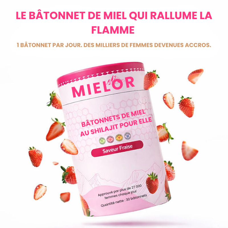 BÂTONNETS DE MIEL  AU SHILAJIT
