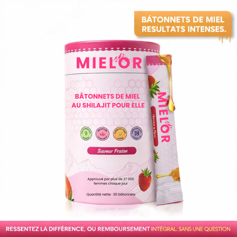 BÂTONNETS DE MIEL  AU SHILAJIT